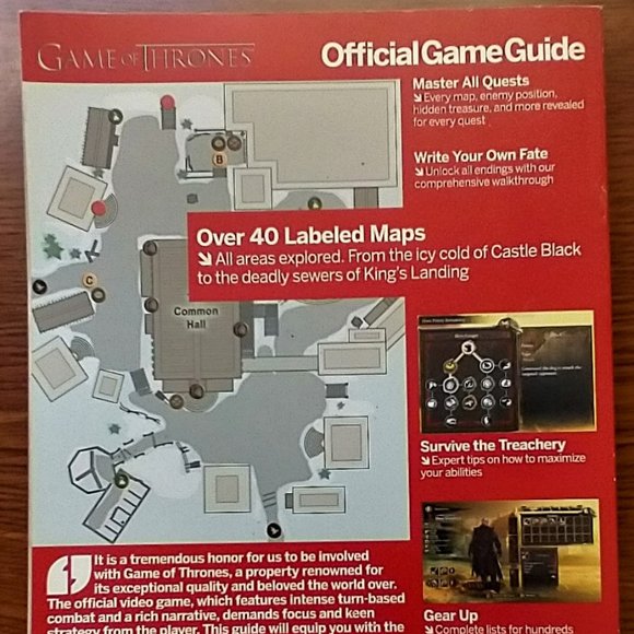 Game of Thrones Official Game Guide Prima Xbox 360 Playstation 3 New PC Searle - Picture 4 of 11